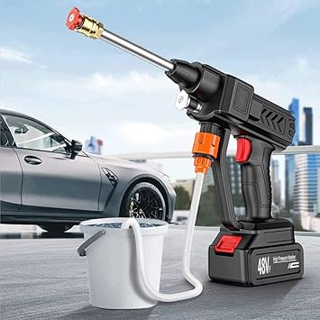 Automatic Cordless Wireless Car Wash Spray Gun High Pressure 48v - MZ WorldMZ WorldMZ WorldAutomatic Cordless Wireless Car Wash Spray Gun High Pressure 48v