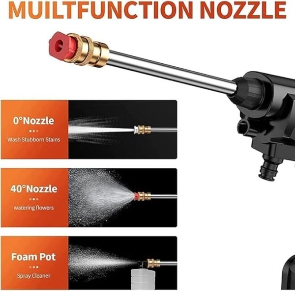 Automatic Cordless Wireless Car Wash Spray Gun High Pressure 48v - MZ WorldMZ WorldMZ WorldAutomatic Cordless Wireless Car Wash Spray Gun High Pressure 48v