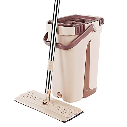Flat Spin Mop With Bucket - MZ WorldMZ WorldMZ WorldFlat Spin Mop With Bucket