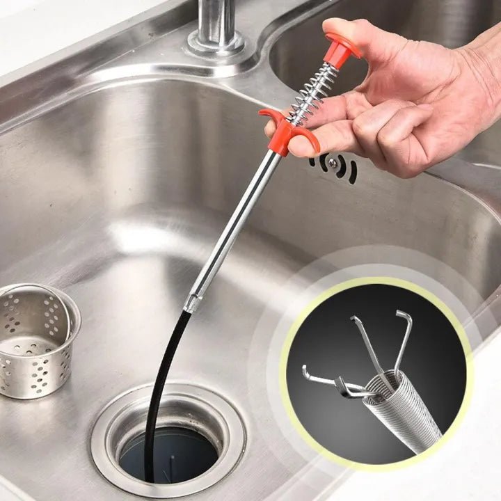 Flexible Drain Clog Remover Tool - MZ WorldMZ WorldMZ WorldFlexible Drain Clog Remover Tool